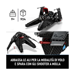 LEGO Star Wars Trasporto Inquisitore Scythe 75336 con 4 Minifigure