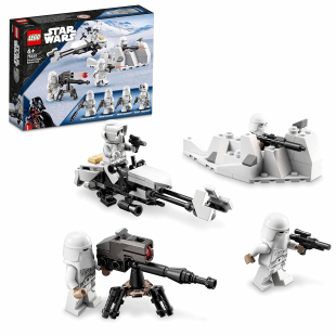 LEGO Star Wars Battle Pack Snowtrooper con Speeder Bike e Cannone E-Web