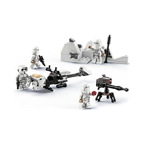 LEGO Star Wars Battle Pack Snowtrooper con Speeder Bike e Cannone E-Web