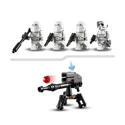 LEGO Star Wars Battle Pack Snowtrooper con Speeder Bike e Cannone E-Web