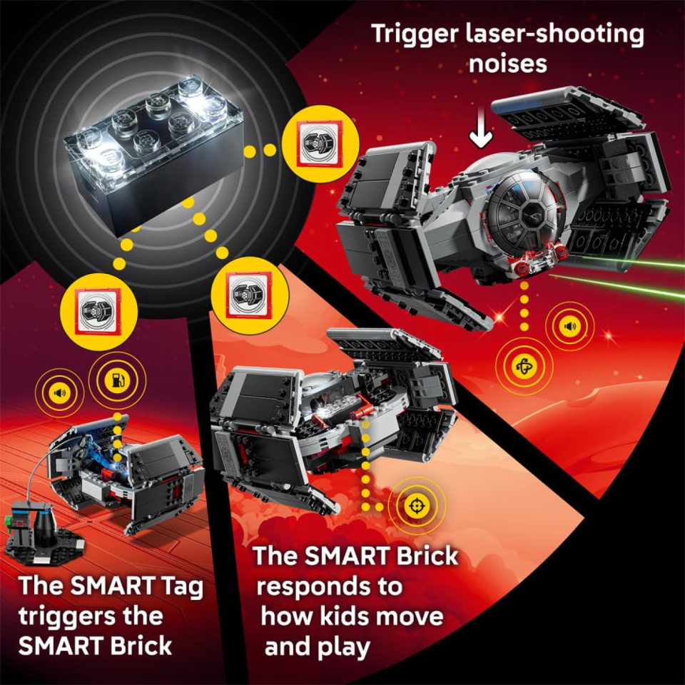 LEGO Star Wars Smart Play – TIE Fighter di Darth Vader 75421