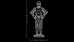 LEGO Star Wars C-3PO 75398 – Modellino Droide da Costruire e Esporre