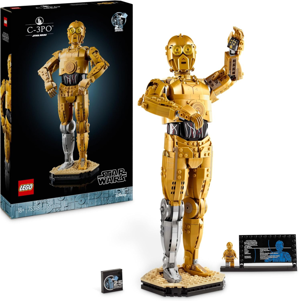 LEGO Star Wars C-3PO 75398 – Modellino Droide da Costruire e Esporre