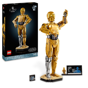 LEGO Star Wars C-3PO 75398 – Modellino Droide da Costruire e Esporre