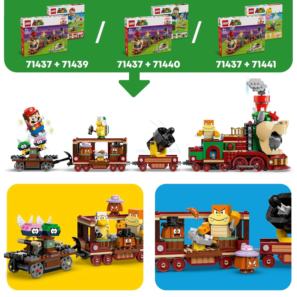 LEGO Super Mario Bowser Express – Treno Interattivo con 6 Personaggi