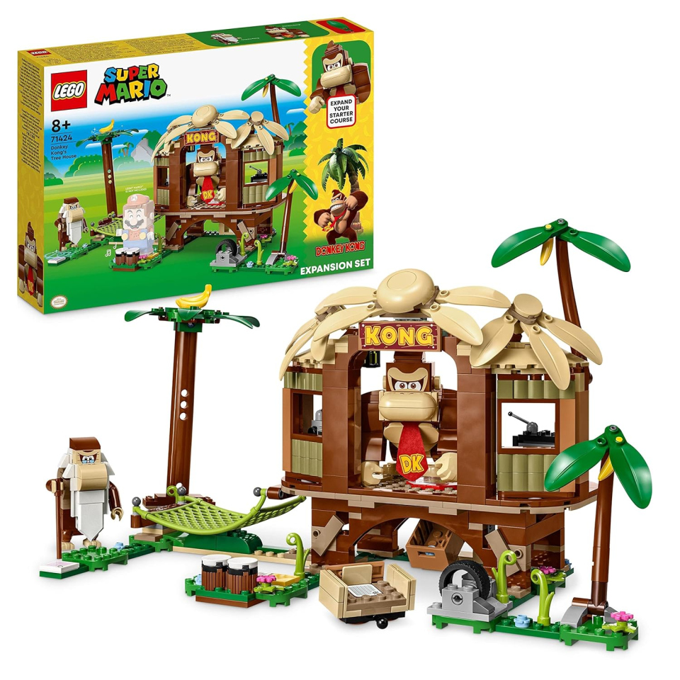 LEGO Super Mario Casa sull'Albero di Donkey Kong – Set di Espansione 555 Pezzi