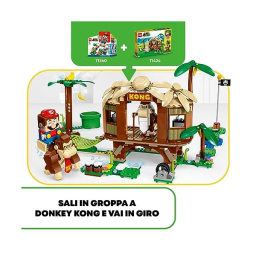 LEGO Super Mario Casa sull'Albero di Donkey Kong – Set di Espansione 555 Pezzi