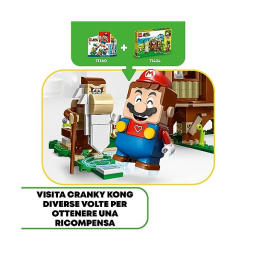 LEGO Super Mario Casa sull'Albero di Donkey Kong – Set di Espansione 555 Pezzi