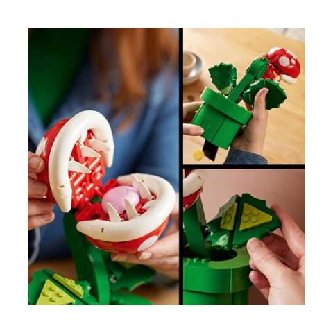 LEGO Super Mario Pianta Piranha – Modellino da Costruire per Adulti