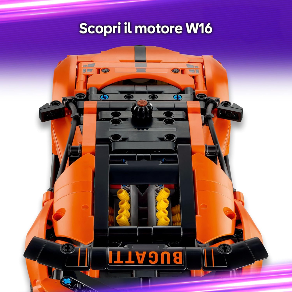 LEGO Technic Bugatti Chiron Pur Sport – Modello da costruire 42222