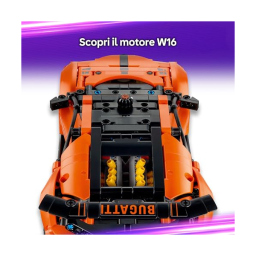 LEGO Technic Bugatti Chiron Pur Sport – Modello da costruire 42222