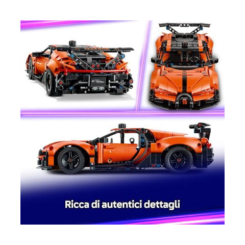 LEGO Technic Bugatti Chiron Pur Sport – Modello da costruire 42222