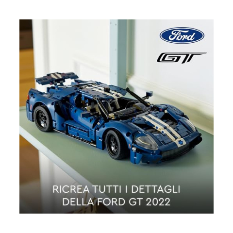 LEGO Technic Ford GT 2022 – Modellino da Collezione in Scala 1:12