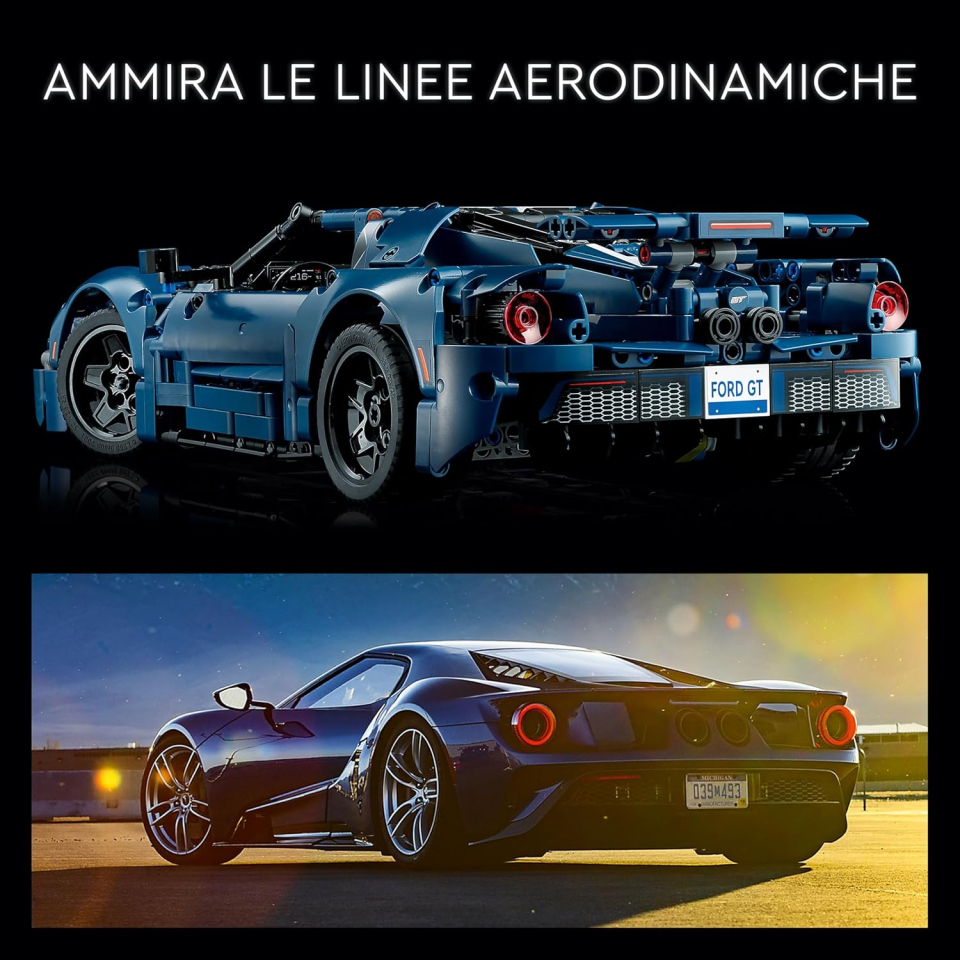 LEGO Technic Ford GT 2022 – Modellino da Collezione in Scala 1:12