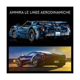 LEGO Technic Ford GT 2022 – Modellino da Collezione in Scala 1:12