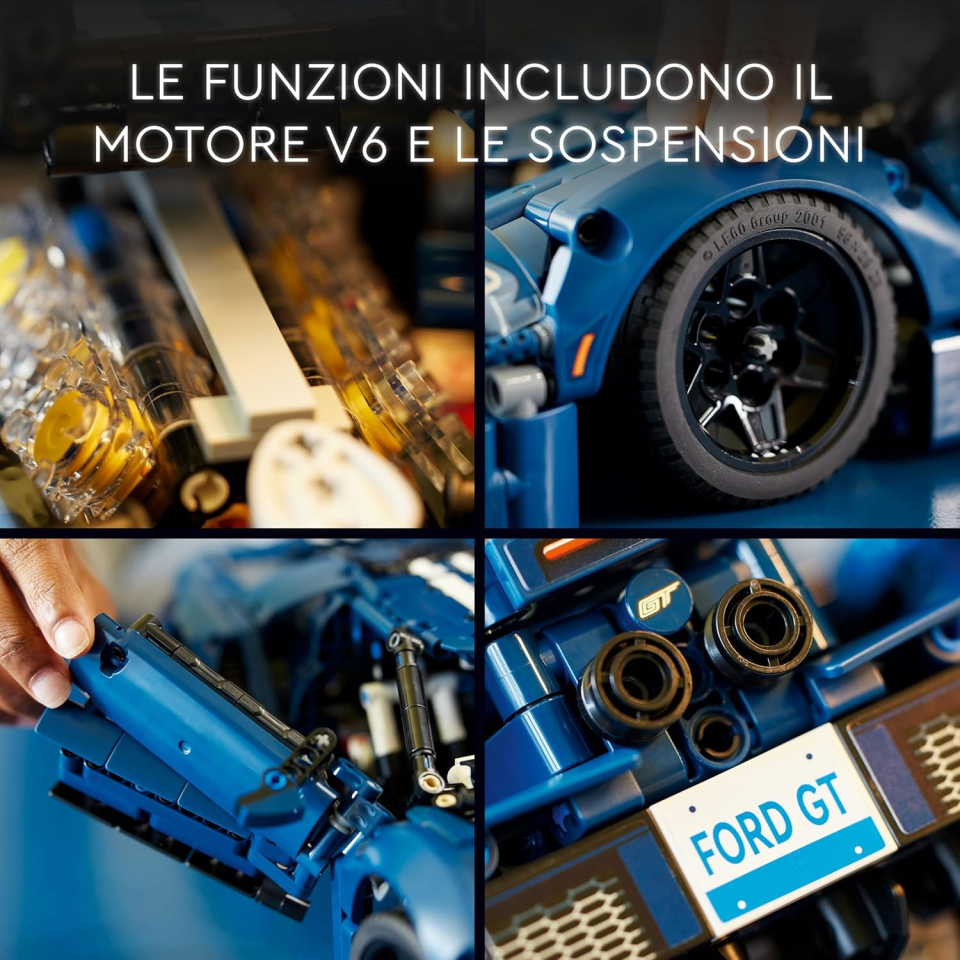 LEGO Technic Ford GT 2022 – Modellino da Collezione in Scala 1:12