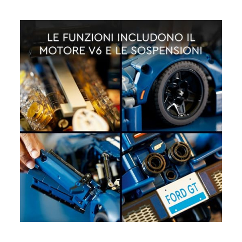 LEGO Technic Ford GT 2022 – Modellino da Collezione in Scala 1:12