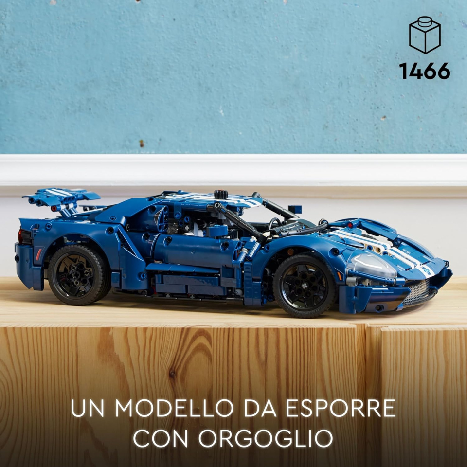 LEGO Technic Ford GT 2022 – Modellino da Collezione in Scala 1:12
