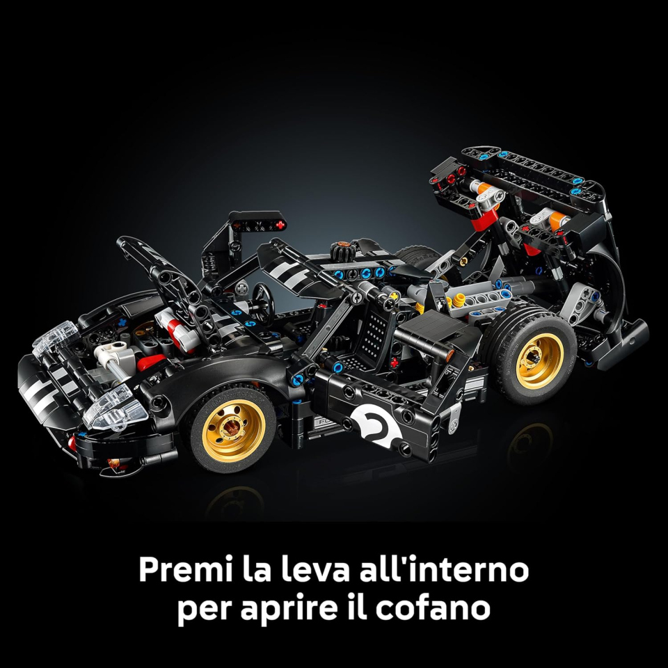 LEGO Technic Ford GT40 MKII 1966 – Modellino da Collezione per Adulti