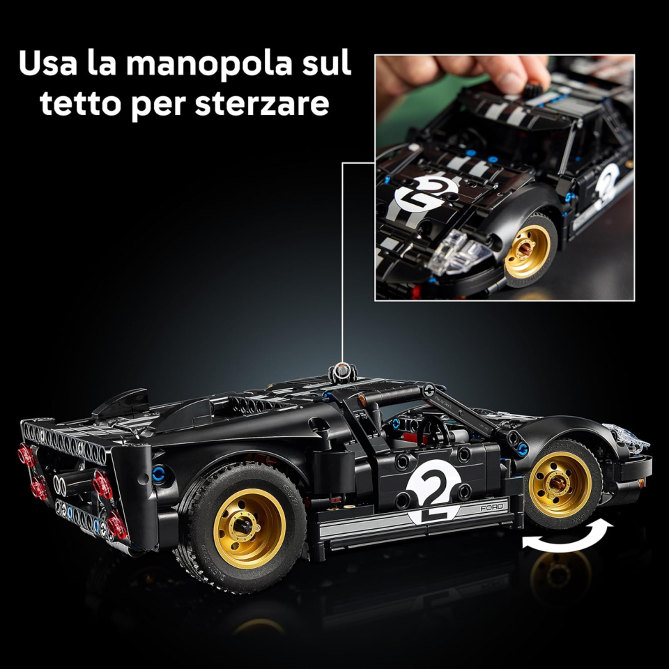 LEGO Technic Ford GT40 MKII 1966 – Modellino da Collezione per Adulti