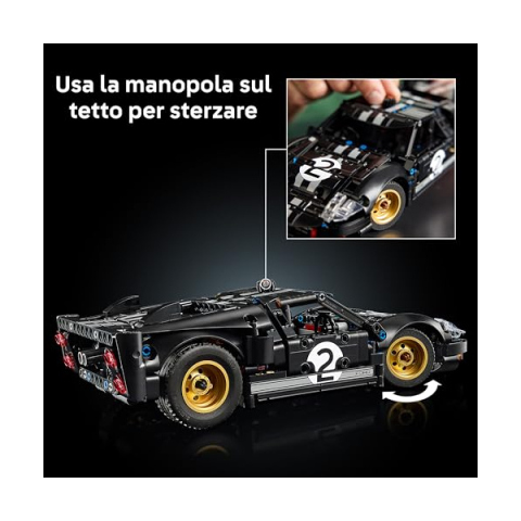 LEGO Technic Ford GT40 MKII 1966 – Modellino da Collezione per Adulti