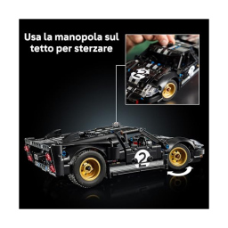 LEGO Technic Ford GT40 MKII 1966 – Modellino da Collezione per Adulti