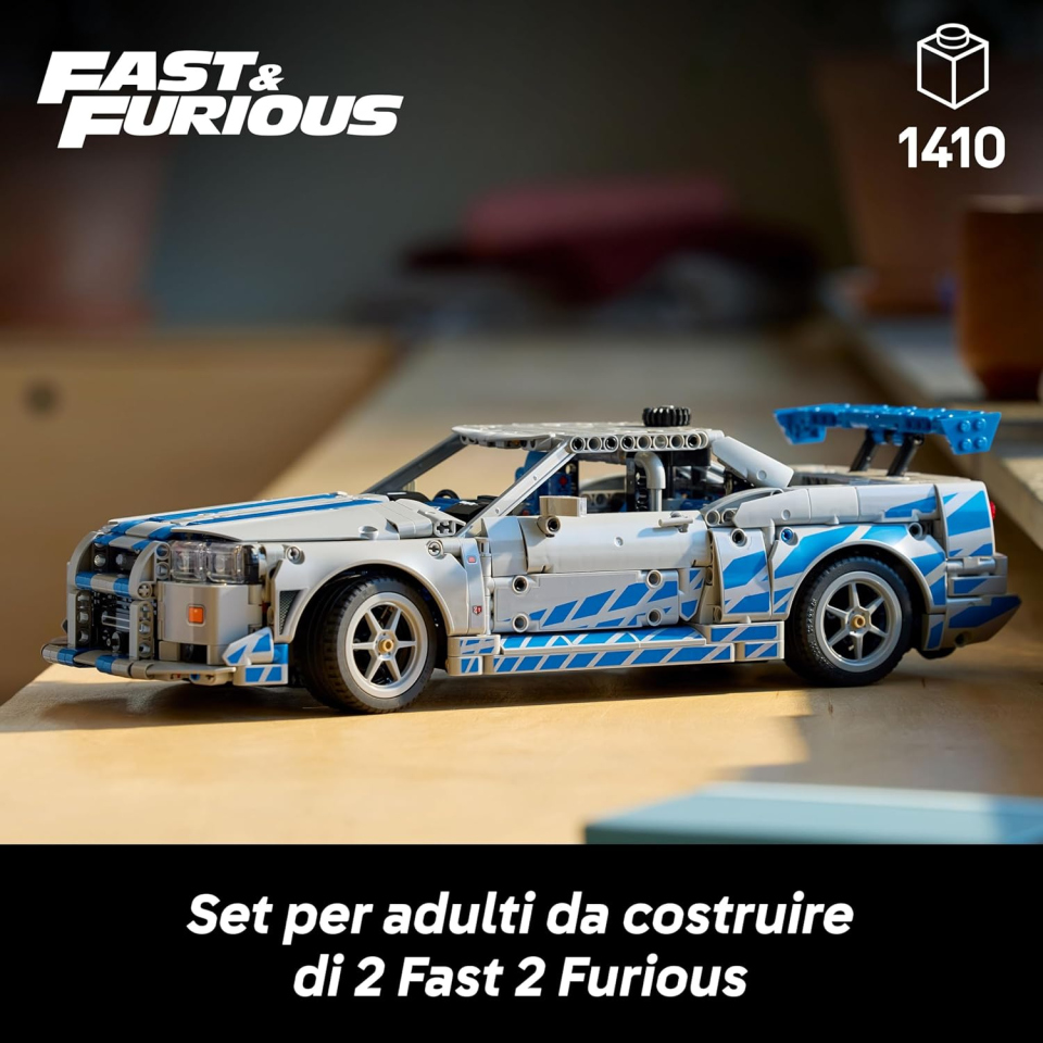 LEGO Technic Nissan Skyline GT-R R34 – Set da Collezione 2 Fast 2 Furious