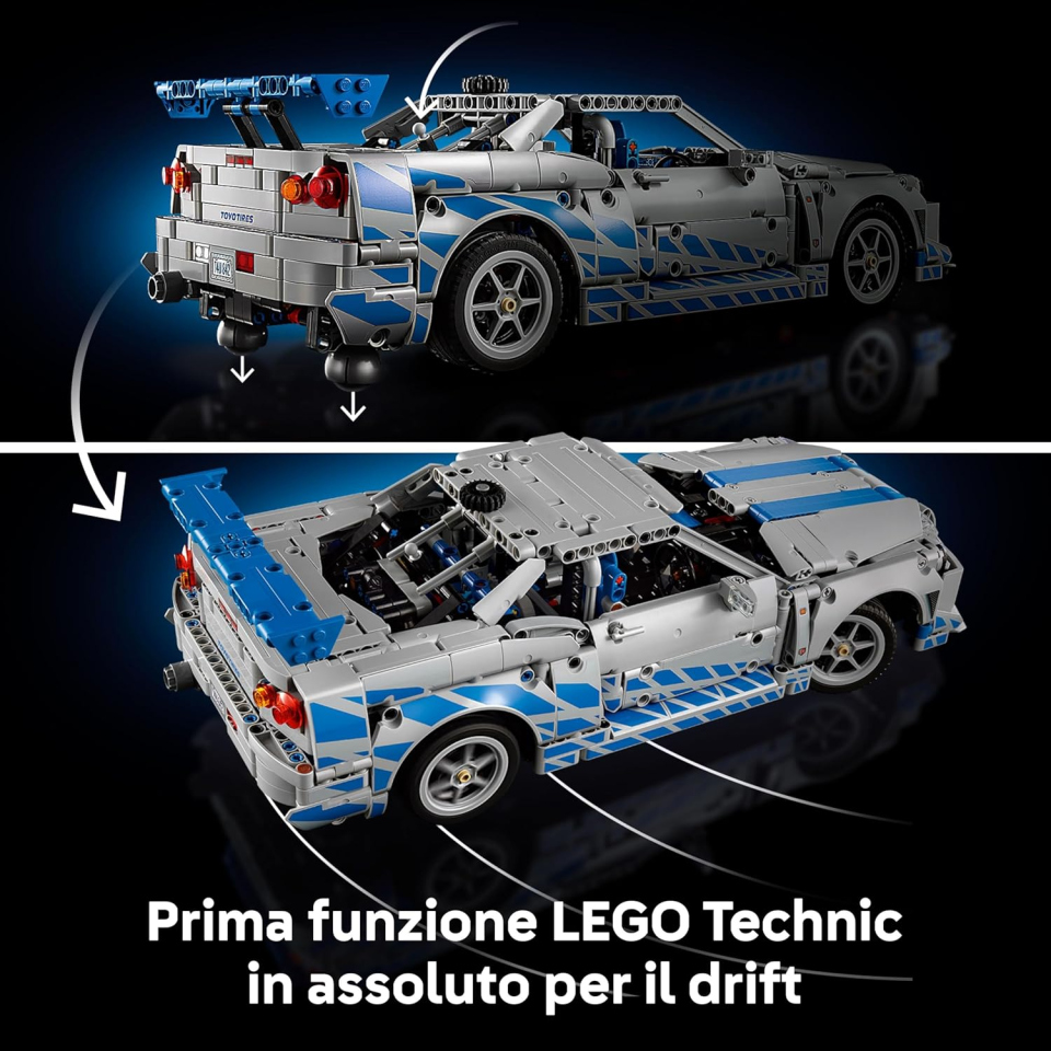 LEGO Technic Nissan Skyline GT-R R34 – Set da Collezione 2 Fast 2 Furious