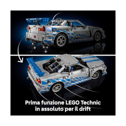 LEGO Technic Nissan Skyline GT-R R34 – Set da Collezione 2 Fast 2 Furious