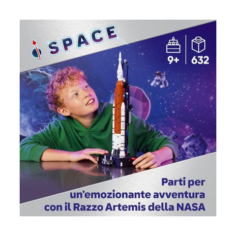 LEGO Technic Razzo NASA Artemis con Sistema di Lancio