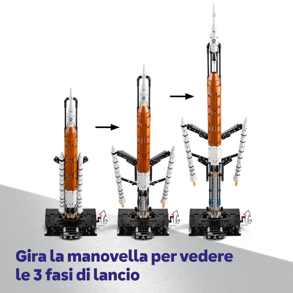 LEGO Technic Razzo NASA Artemis con Sistema di Lancio