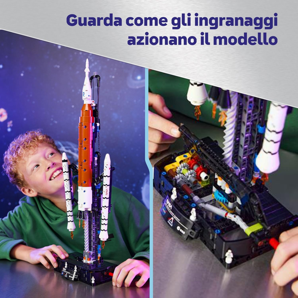 LEGO Technic Razzo NASA Artemis con Sistema di Lancio