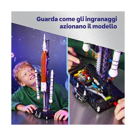 LEGO Technic Razzo NASA Artemis con Sistema di Lancio