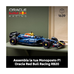 LEGO Technic Monoposto Red Bull Racing RB20 F1 in Scala 1:8