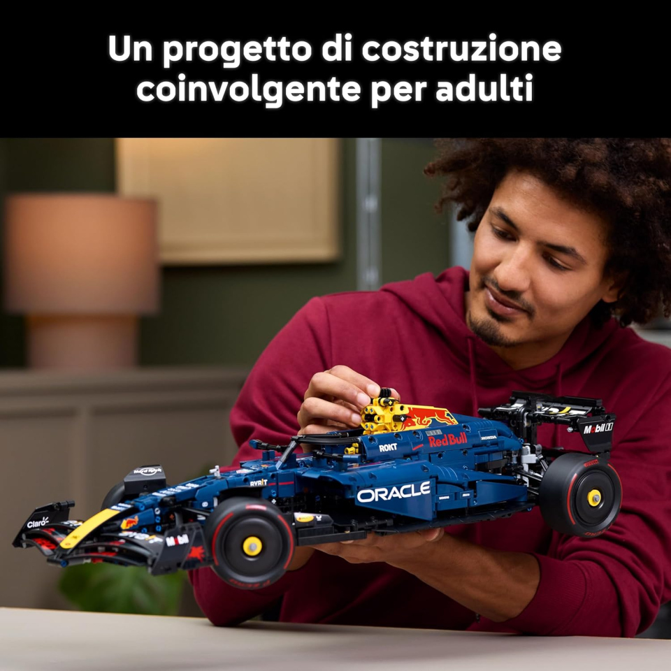LEGO Technic Monoposto Red Bull Racing RB20 F1 in Scala 1:8