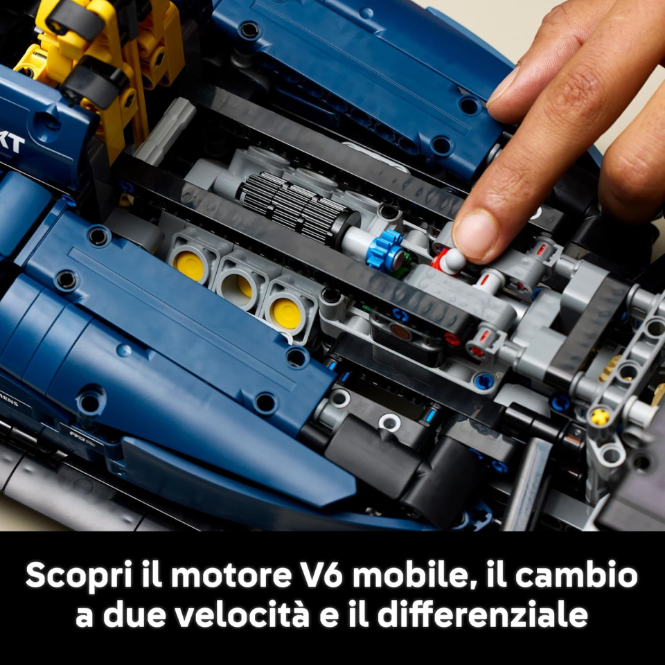 LEGO Technic Monoposto Red Bull Racing RB20 F1 in Scala 1:8