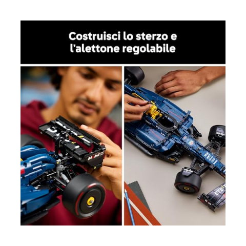 LEGO Technic Monoposto Red Bull Racing RB20 F1 in Scala 1:8