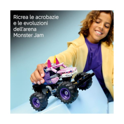 LEGO Technic Monster Jam Sparkle Smash 42220 – Camion Unicorno a Retrocarica