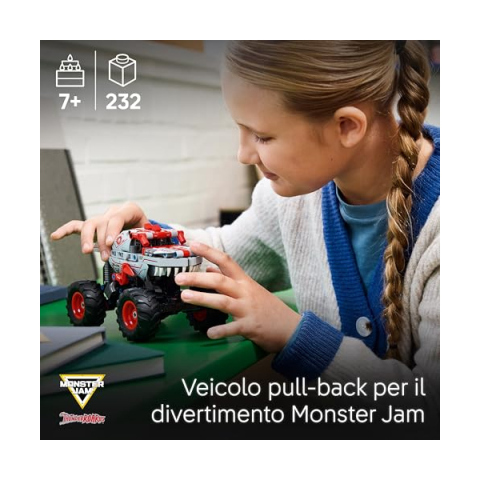 LEGO Technic ThunderROARus 42200 – Monster Truck Pull-Back