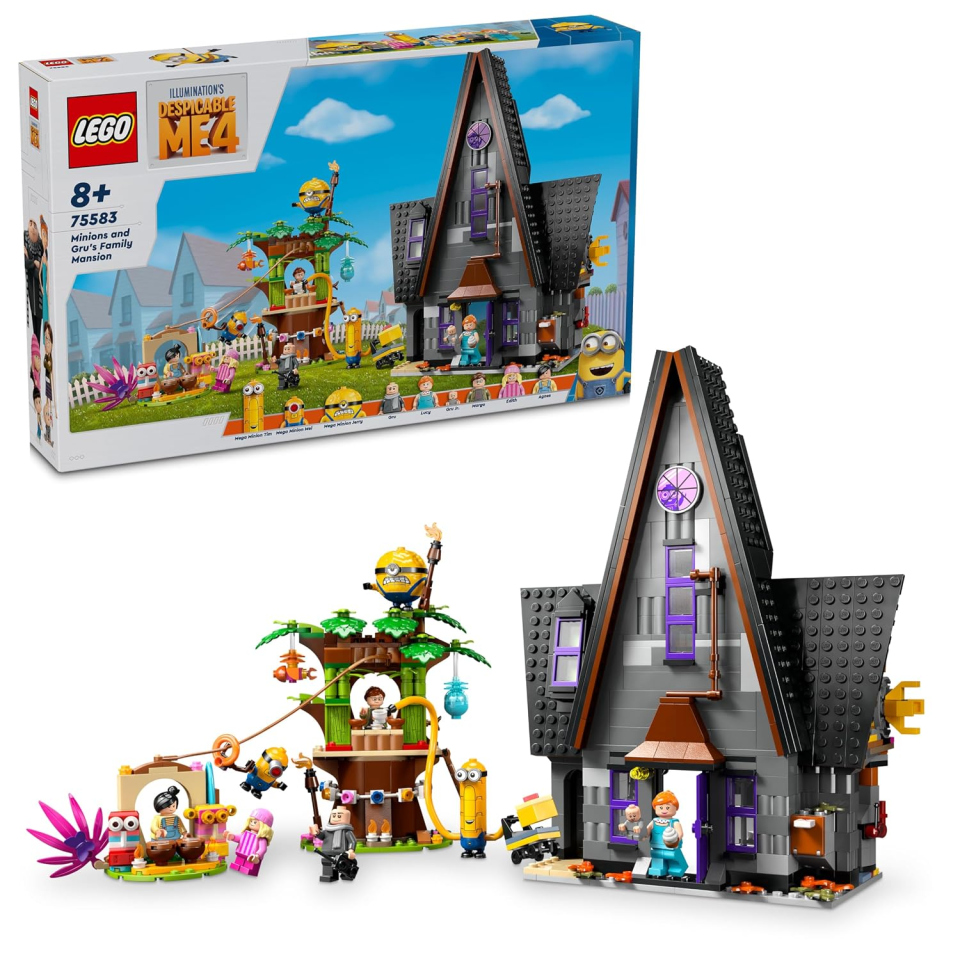 LEGO Cattivissimo Me – Villa di Gru con Minions e Casetta sull'Albero