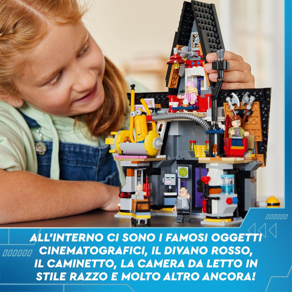 LEGO Cattivissimo Me – Villa di Gru con Minions e Casetta sull'Albero