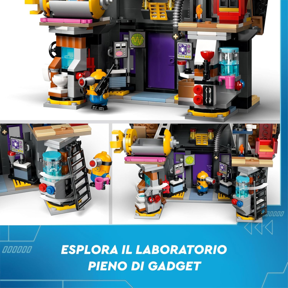 LEGO Cattivissimo Me – Villa di Gru con Minions e Casetta sull'Albero
