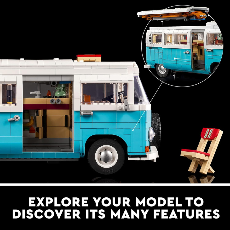 LEGO Volkswagen T2 Camper Van – Modello da Collezione
