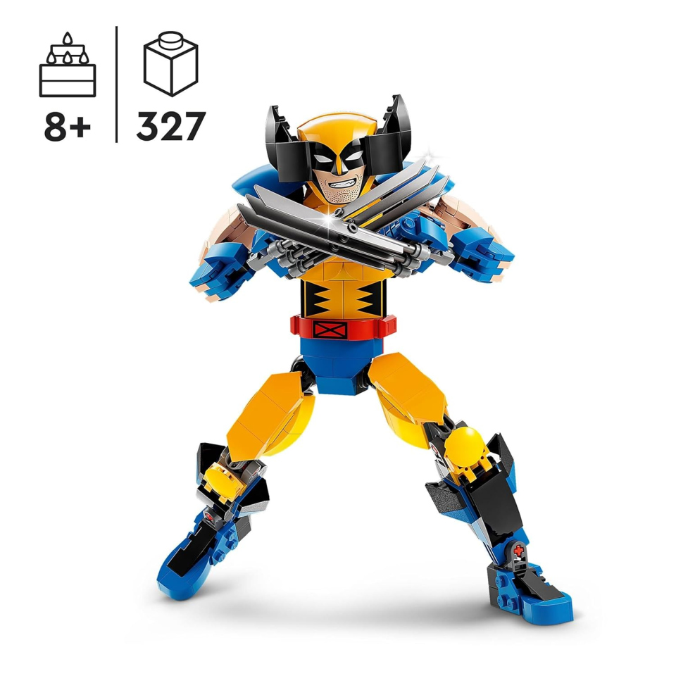 LEGO Marvel Wolverine – Action Figure Costruibile X-Men 76257