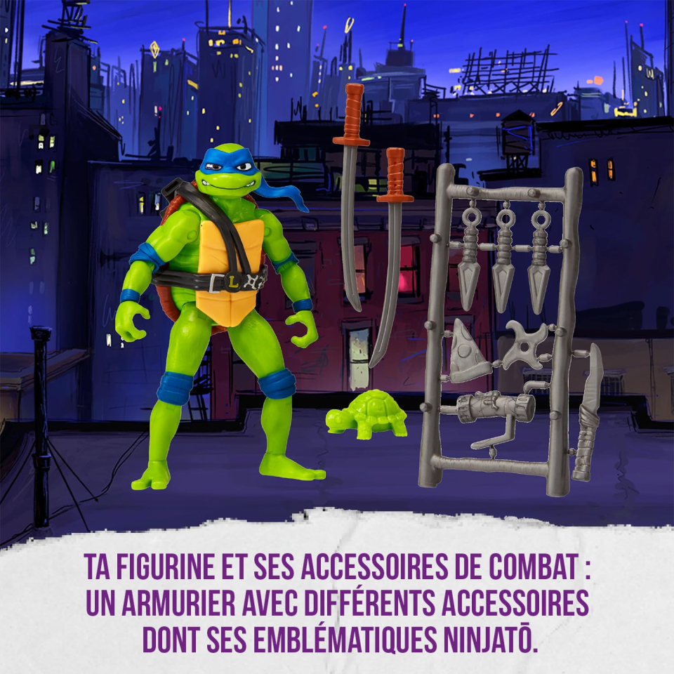 Leonardo Tartarughe Ninja Caos Mutante – Action Figure 12 cm Giochi Preziosi