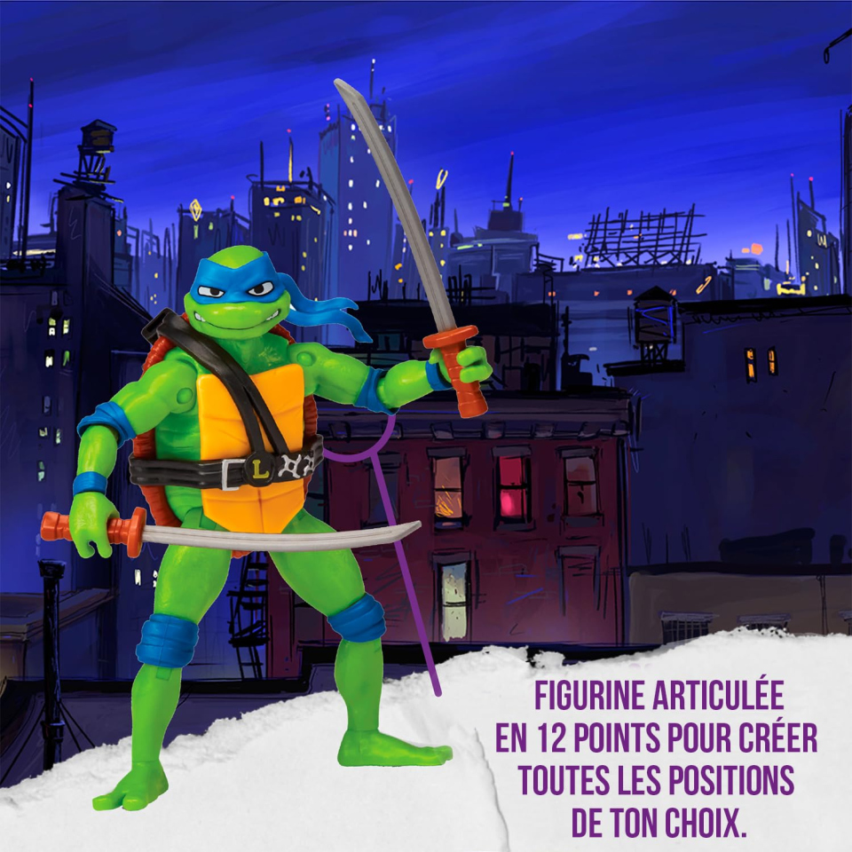 Leonardo Tartarughe Ninja Caos Mutante – Action Figure 12 cm Giochi Preziosi