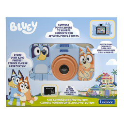 Lexibook Bluey fotocamera per bambini 4 in 1