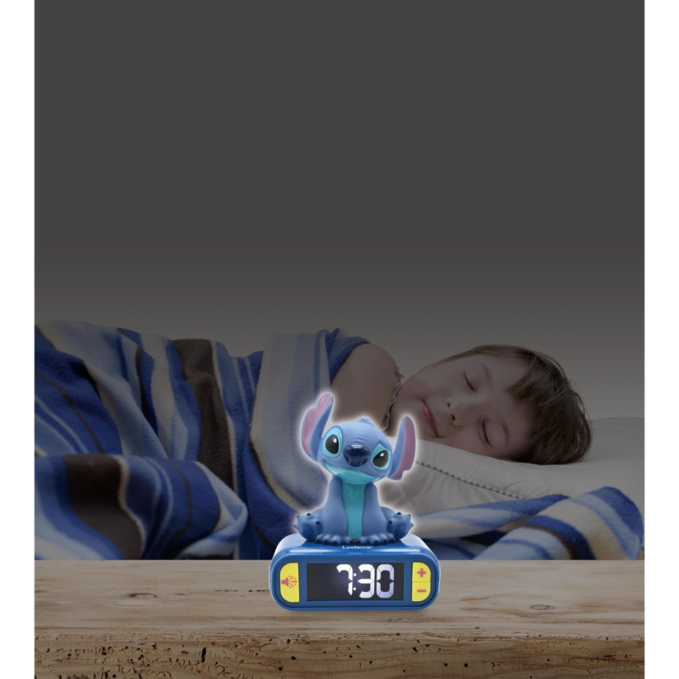 Lexibook Disney Stitch sveglia notturna luminosa