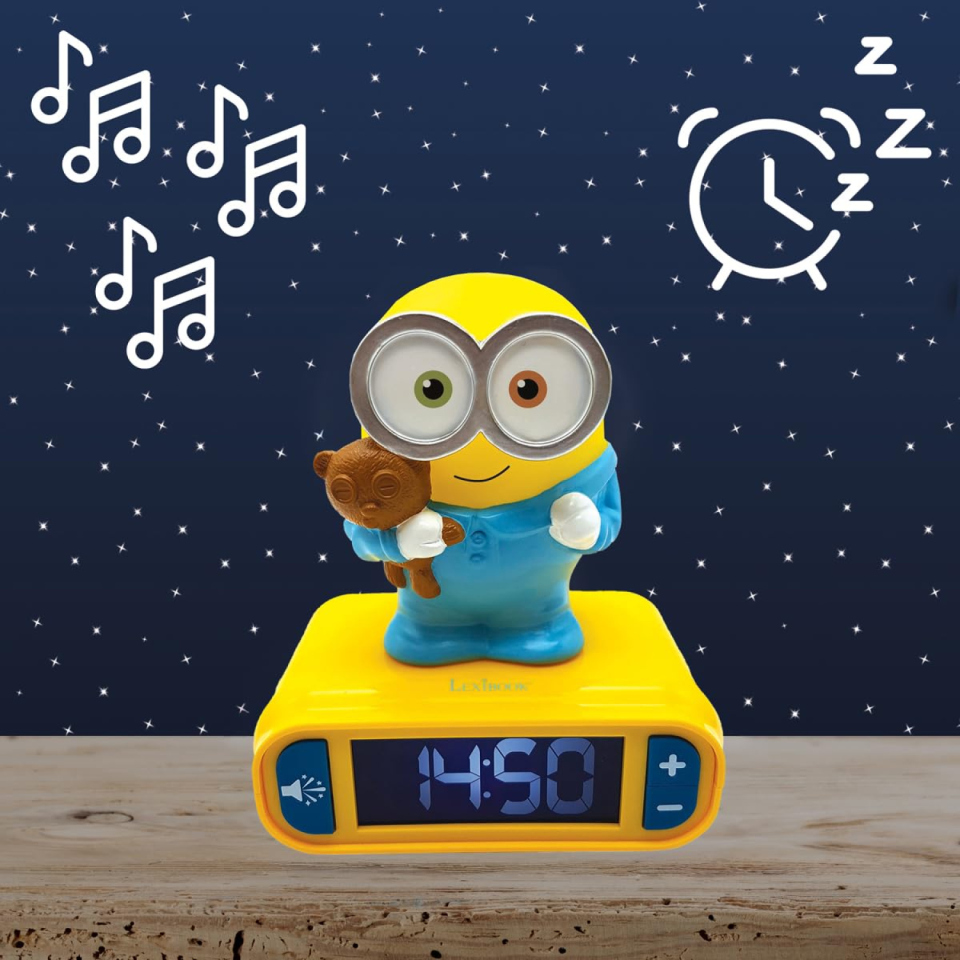 Lexibook Minions sveglia digitale con Bob luminoso