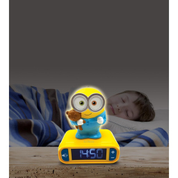 Lexibook Minions sveglia digitale con Bob luminoso